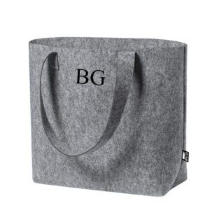Bolso fieltro gris