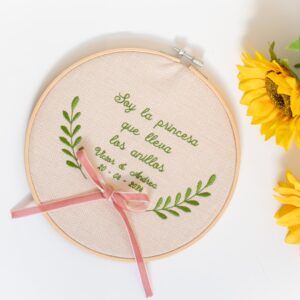 Portalianzas bordado