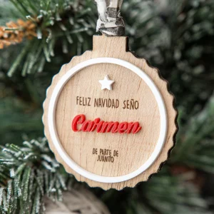 Bola de Navidad  “Feliz Navidad, Seño”