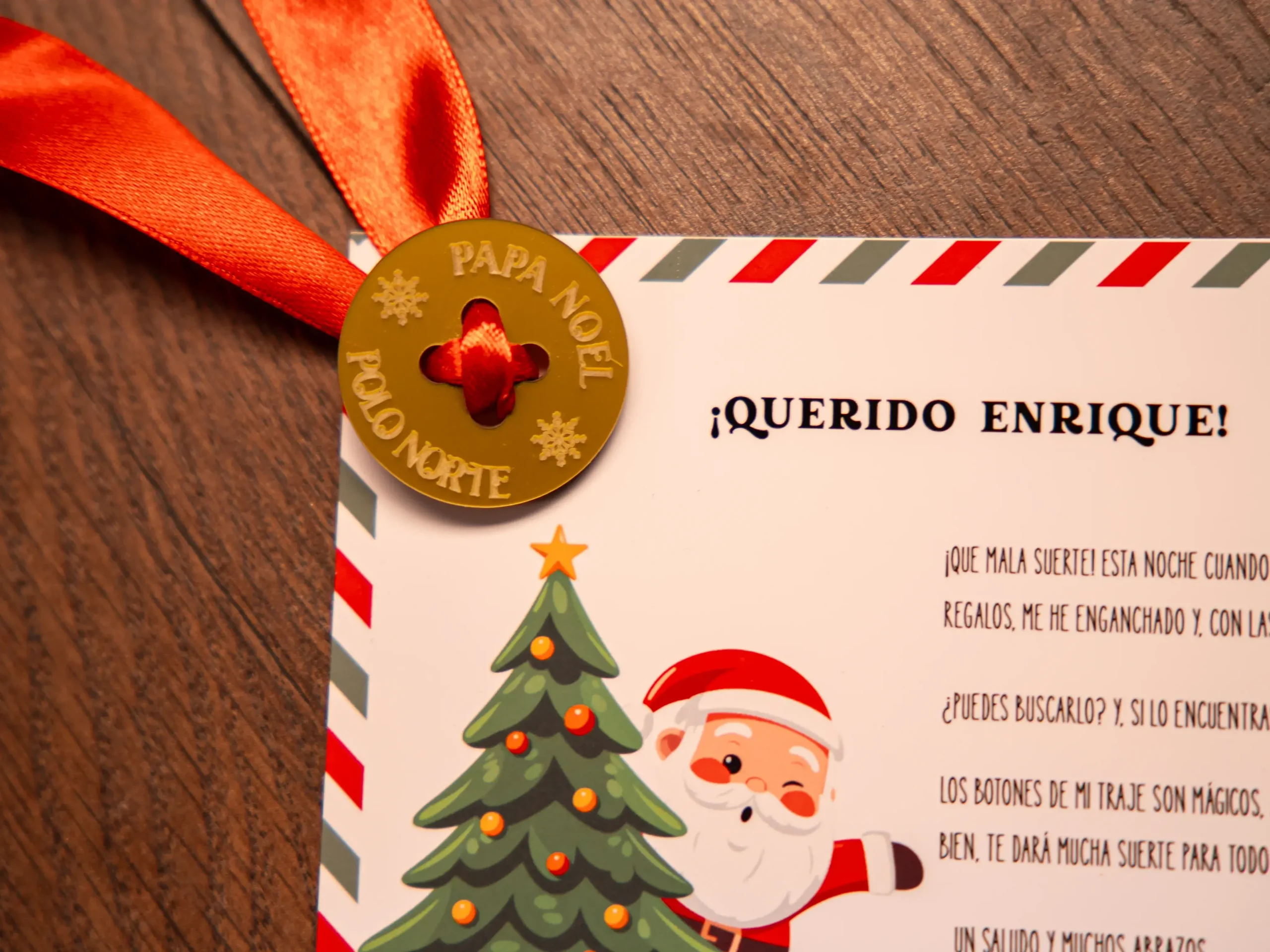 Botón perdido Papa Noel - Imagen 3