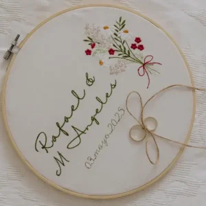 Portalianzas bordado