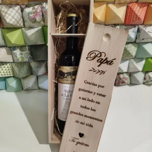 CAJA DE VINO PERSONALIZADA